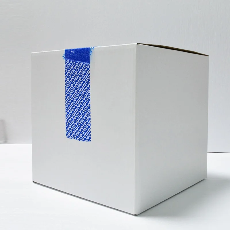 48 مللي متر x 50 متر شريط أمان مقاوم للعبث مضاد للتزييف ملصق باطلة لاصق عالي اللزوجة لضمان ختم الشحن/حماية الصندوق #6