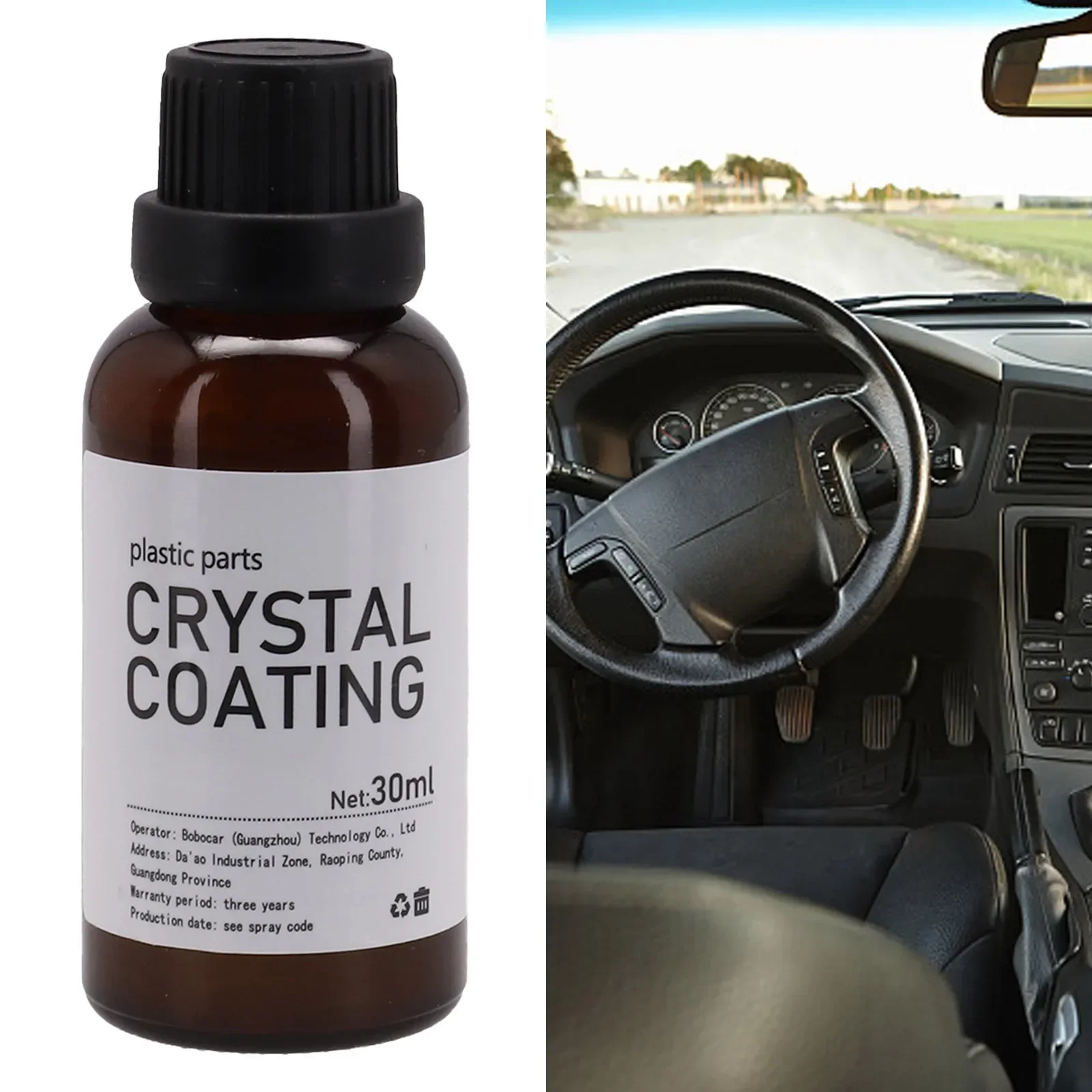 30Ml Plastic Auto Renovatie Agent Coating Auto Interieur Coating Interieur Onderhoud Kunststof Onderdelen Restauratie Wax