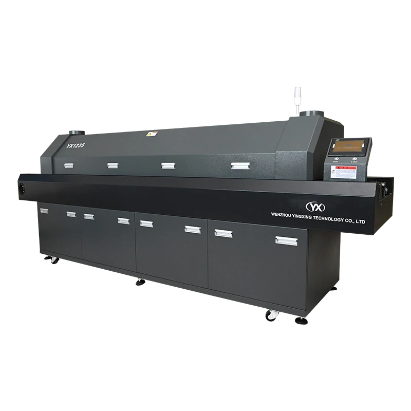 Stock in EU SMT Assembly Line Reflow Soldering Oven Machine YX1235 with 12 Heating Zone