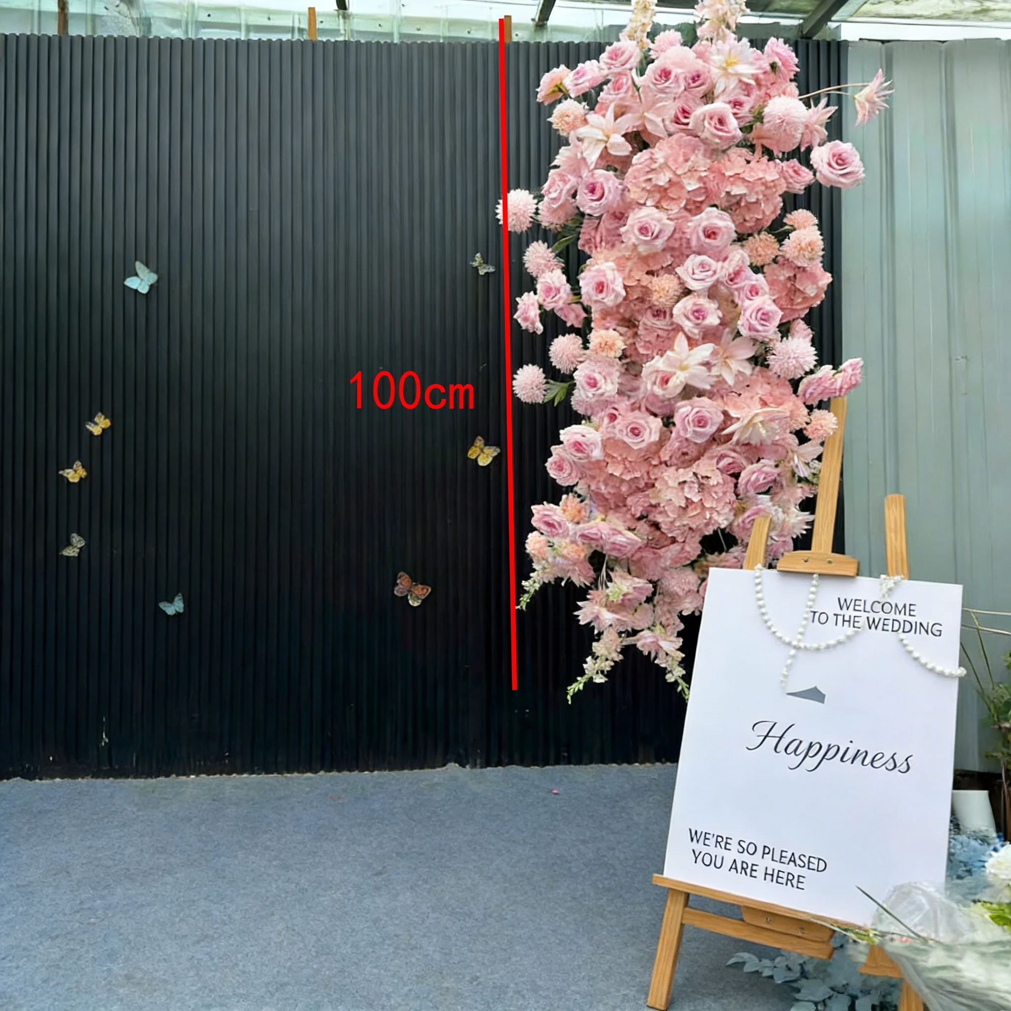 Luxury Pink Color Flower Runne - огляд і ціна Baby Breath Dried