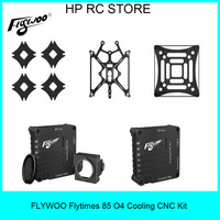 Flywoo Flytimes 85 O4 Frame Accessory Kit - CNC Cooling Kit, Top Plate, Battery TPU, Sponge Pad, VTX Bracket