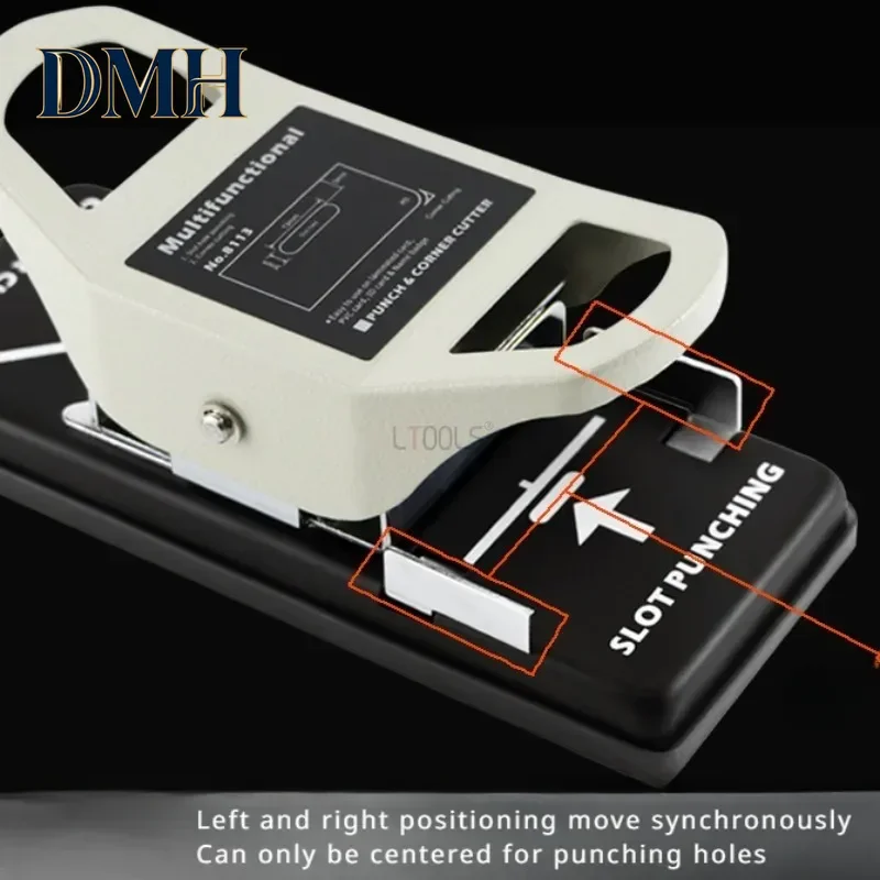 DMH-Desktop PVC Flat Hole Chamfering Dual Purpose Pliers Woodworking Dual Purpose Punch Pliers Woodworking Punched Manual Tools