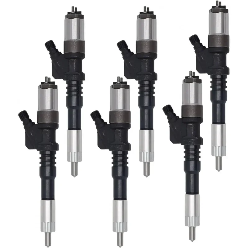 

6PCS Fuel Injector 095000-0800 6156-11-3100 for Komatsu Engine SA6D125E-3A-7W