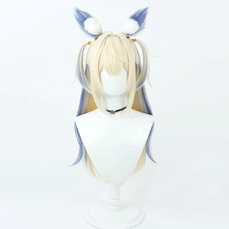 Hololive EN VTuber Fuwawa Abyssgard شعر مستعار تأثيري أنيمي لعب الأدوار زي حفلة الدعامة الشعر الاصطناعية #2