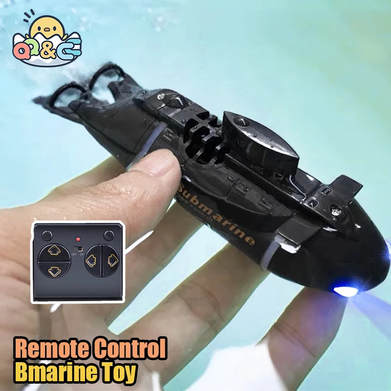 

RC Boat Bmarine Toy Simulation Mini Ship Waterproof Rechargeable Model 2.4G Remote Control Submarine Toys for Boys Children Gift