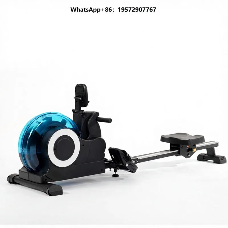 Water Resistance Smart Indoor Silent Folding Rowing Machine with PVC Material and 120kg Max User Weight