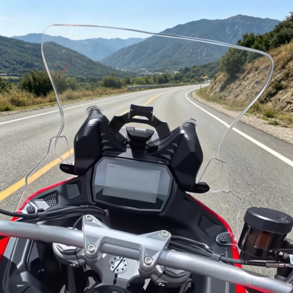 Motorcycle GPS Mount  Navigation Bracket Adapter Phone Holder Bracket Multistrada V2 Multistrada V2S 2025 2026 For Ducati - view 6