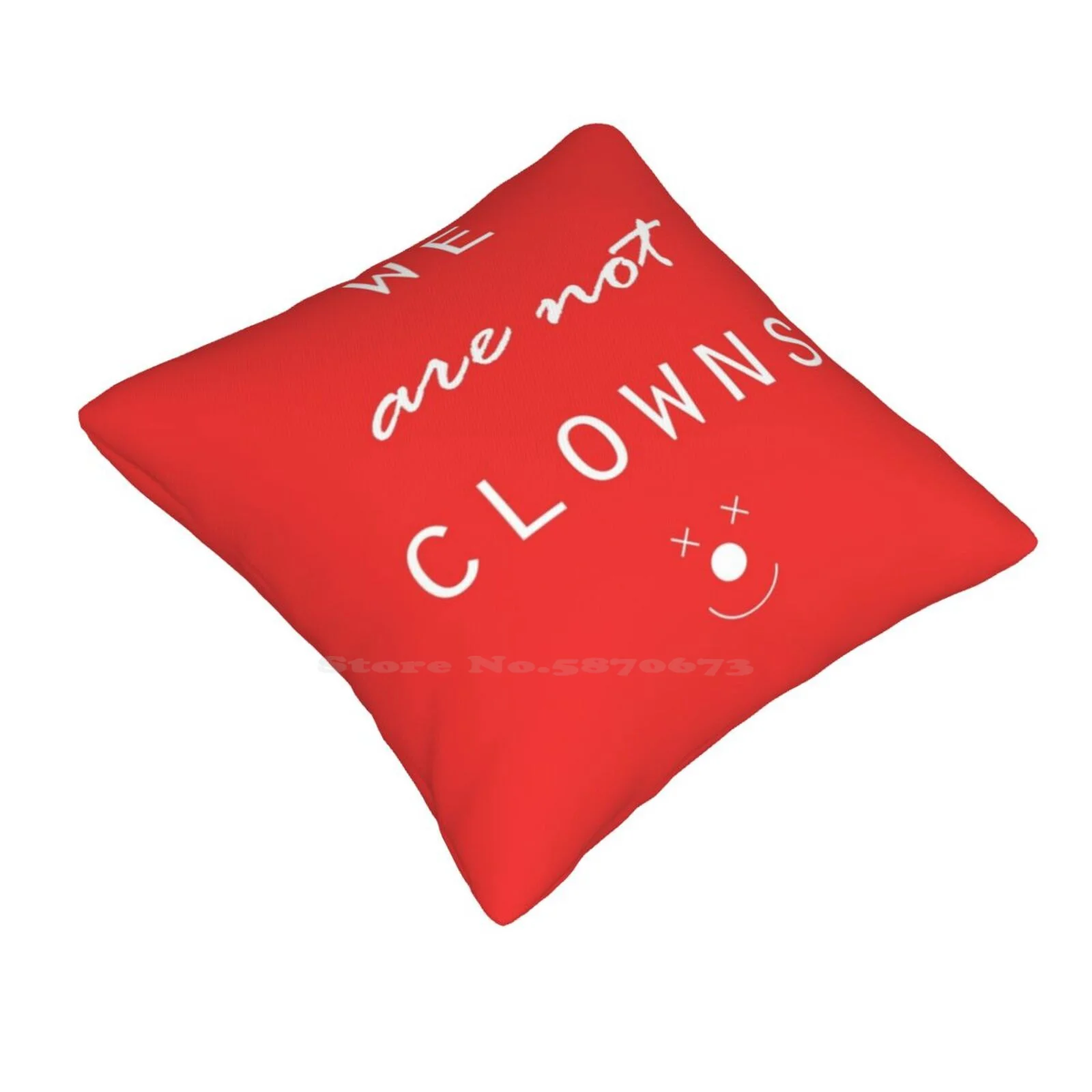 We Are Not Clowns Throw Cushion Pillow Cover Circus Juggling