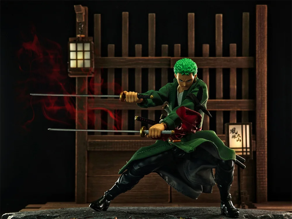 One Piece 1/12 Maßstab Handgefertigtes Piratenjäger Roronoa Zoro Klassisches Hemd-Set für SHF Actionfiguren-Körper – Detail 11