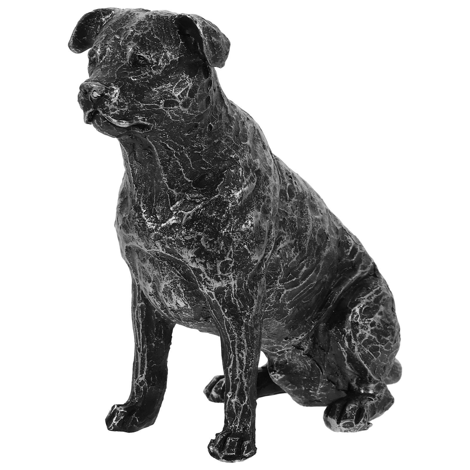 

Rustic Hunting Dog Statue Resin Material Lifelike Garden Decor Indoor nament Adorable Figurine Dog Crafts Statue Animal