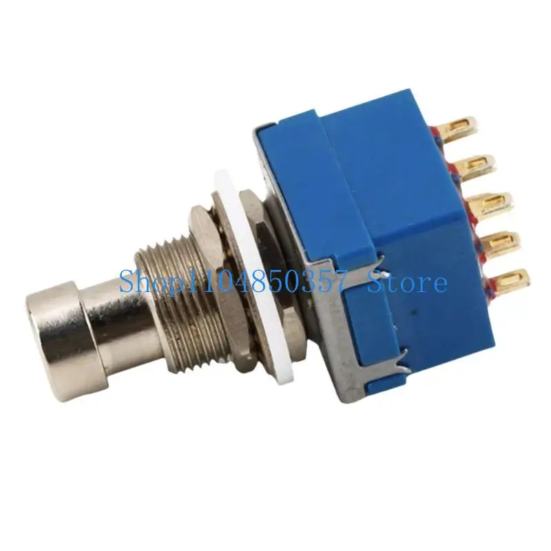 5 Stücke Gitarre Effektpedal 3PDT 9 Pin Box Stomps Fußschalter True Bypass Effektpedal Fußschalter E-gitarre Zubehör – Detail 5