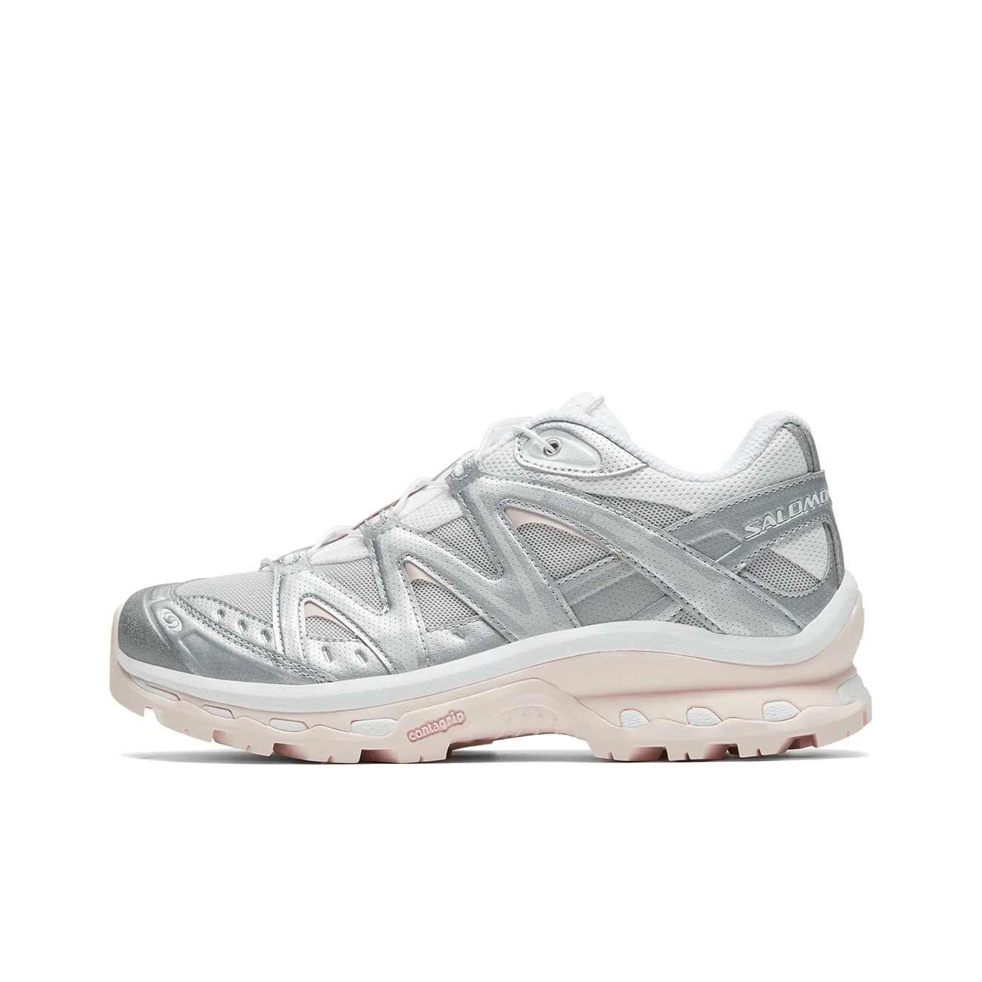 SALOMON XT Quest Athleisure Low top Outdoor Shoes Unisex Gray White Pink L47542000
