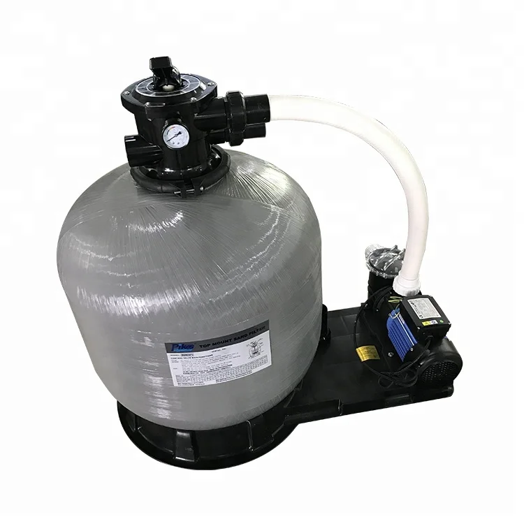 xx-High Quality Fiberglass Above Ground Pool Combo System Featuring A Swimming Pool Pump & Sand Filter