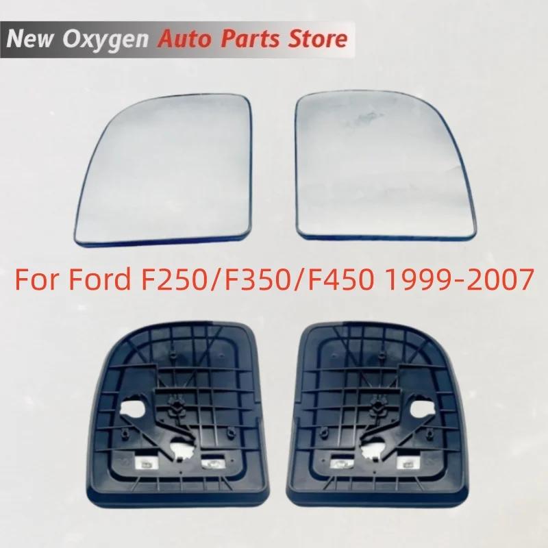Lentilles de rétroviseurs, lentilles de rétroviseurs latéraux, verre de rétroviseur réfléchissant chauffant pour Ford F250/F350/F450 modèle 1999-2007