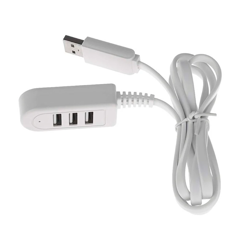 3-poorts USB 2.0 Hub Draagbaar Compact voor PC Laptop Notebook Desktop