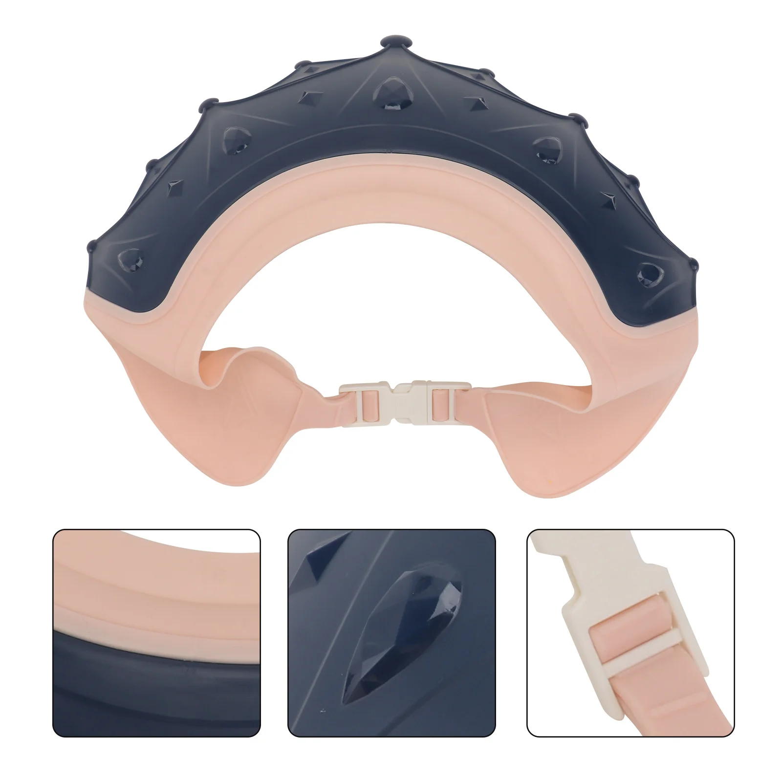 2 قطعة قبعات شامبو الطفل مقاوم للماء سيليكون غسل الشعر القبعات واقية دش الاستحمام قبعات قبعات مقاومة للماء لوازم استحمام الطفل