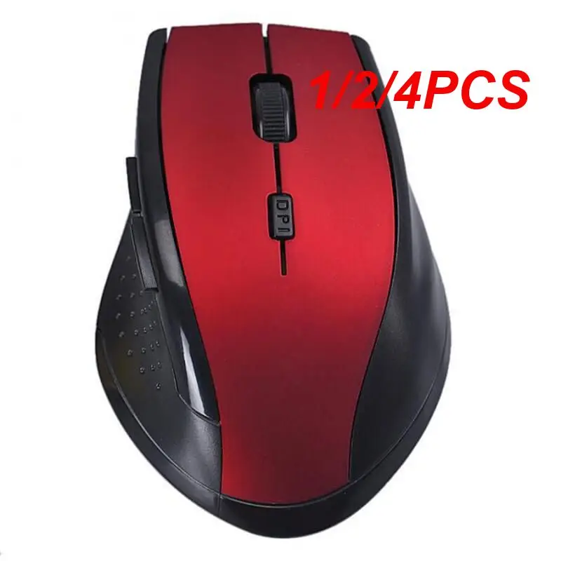 1/2/4PCS 2.4Ghz Wireless Mouse Gamer for Computer PC Gaming Mouse With USB Receiver Laptop Accessories for Windows Win