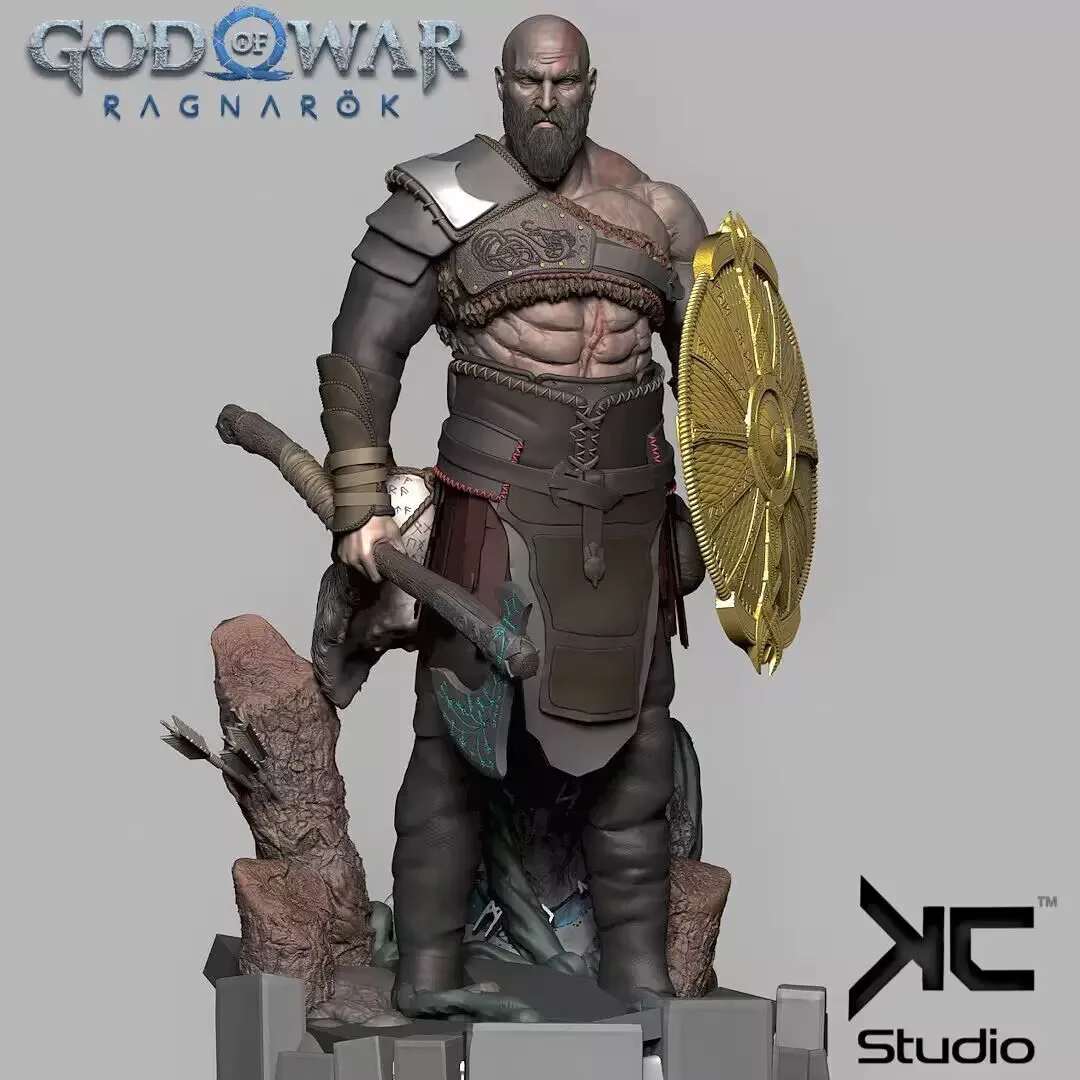 

Масштаб 1/24, фигурка из смолы, Кратос, Бог войны, сборная модель, комплект, разобранная и неокрашенная 3D-статуя, игрушка