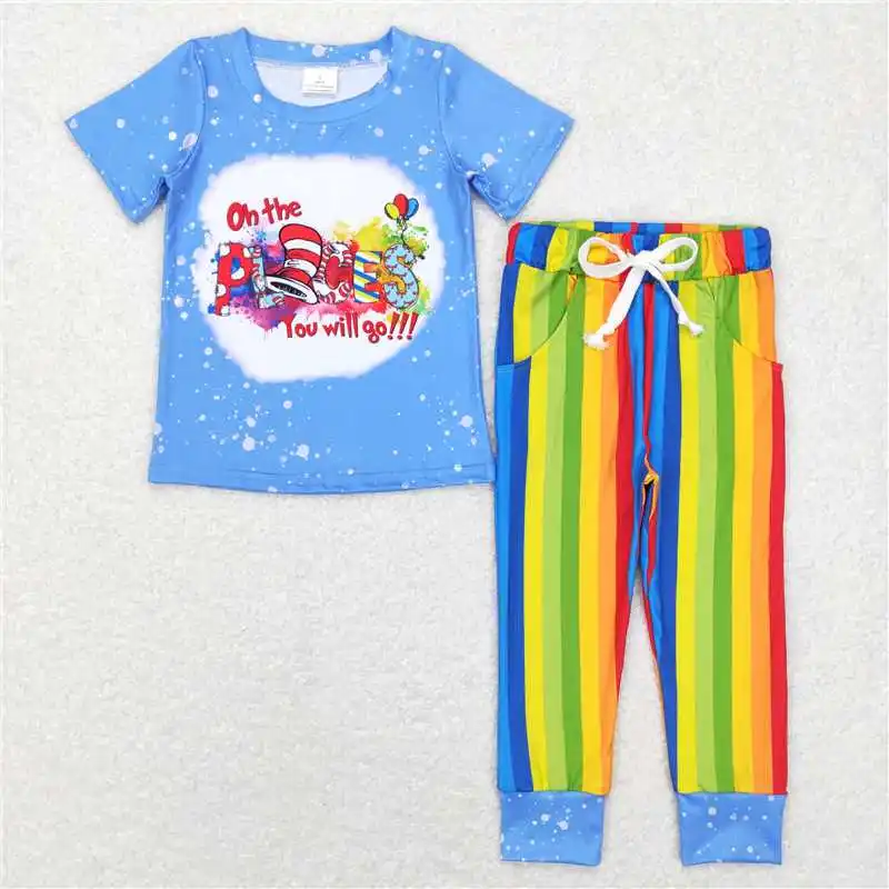 

Wholesale Baby Girl Tee shirt Top Stripe Pant Spring Fall wear Children Kid Infant New Kid 2 pieces Set Toddler Outfits Hot sale