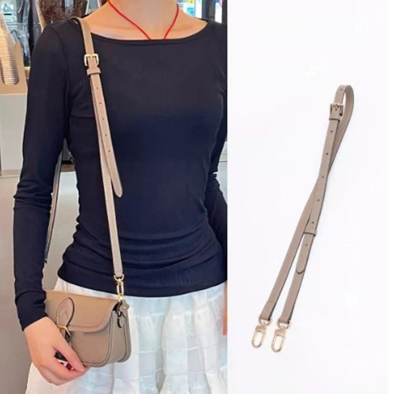 EverToner For L-Elephant Grey Bag Leather Crossbody Bag Strap Replacement Accessories Bag Straps
