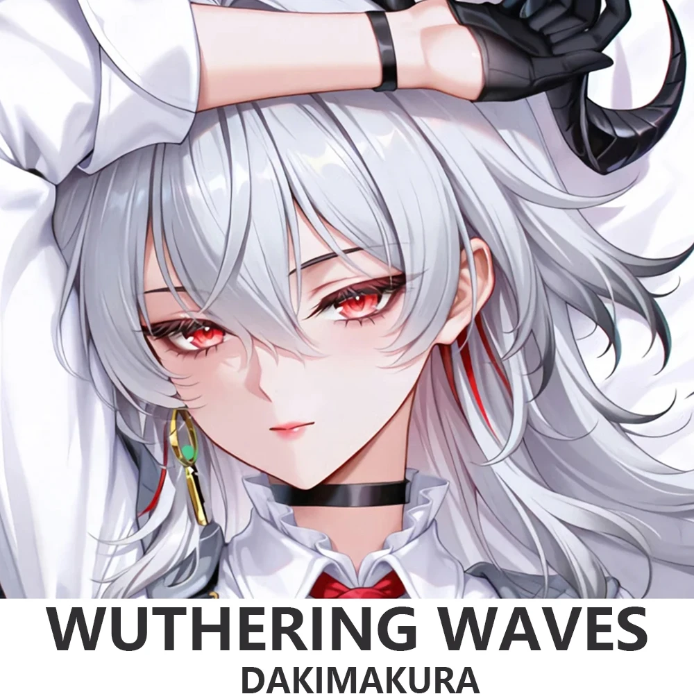 Wuthering Waves Dakimakura Hugging Body Pillow Case Anime Zani Cosplay Otaku Cushion Cover Bedding