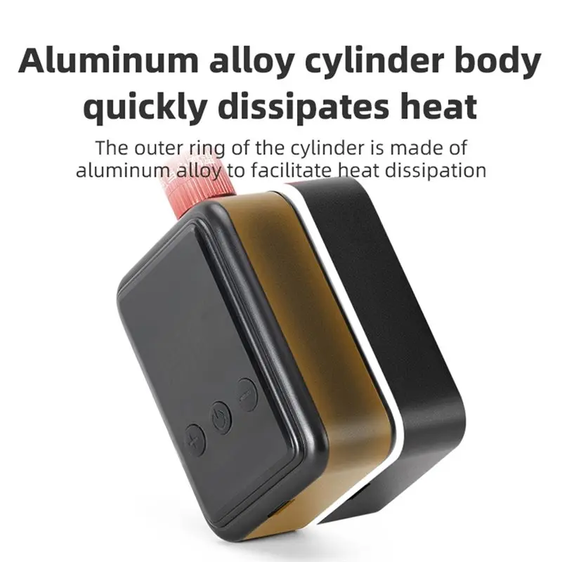 ABKV-Pocket Size Portable Bike Electric Air Pump 150 PSI MINI Fast Rechargeable Digital Pressure Tire Inflator Compressor