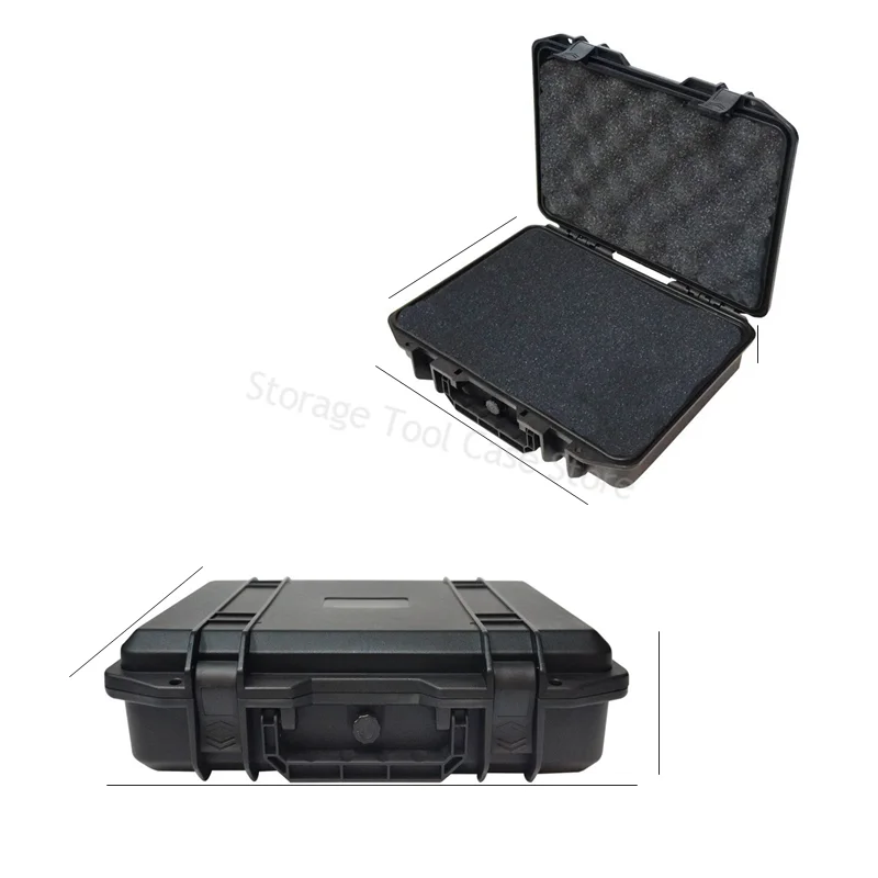 Potable Tool Box Organizer Hard Carry Tool Case Bag Storage Box Waterproof Plastic Equipment Toolbox Instrument Case with Sponge