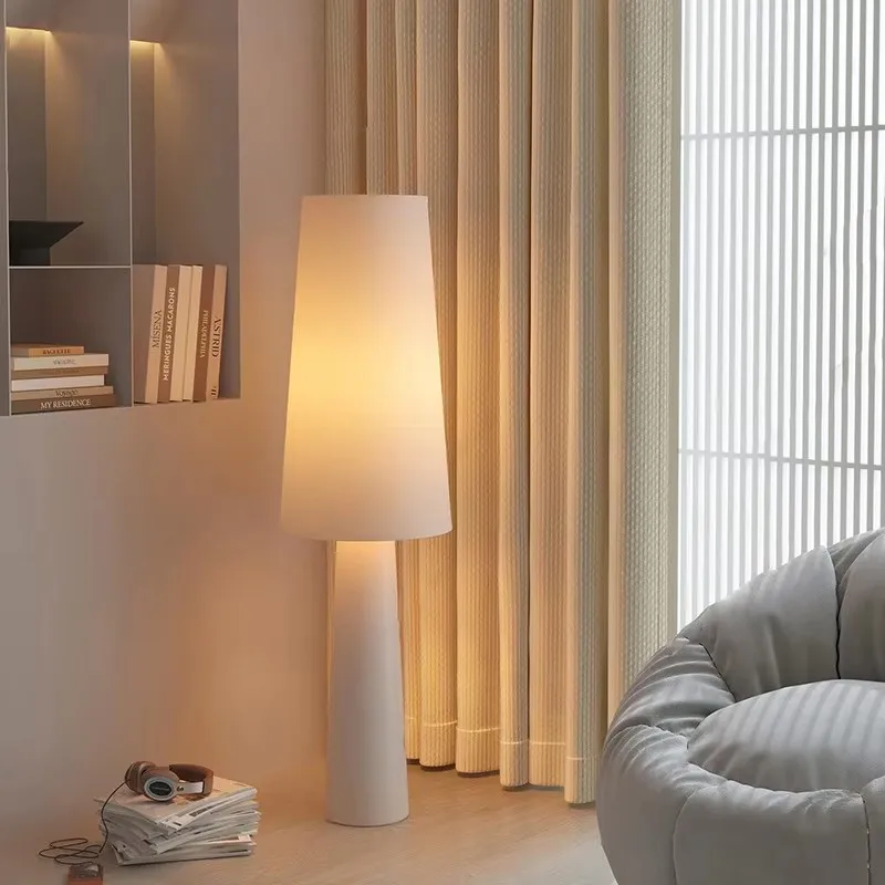 Italian Designer Floor Lamp Living Room Bedroom Wabi Sabi Style Lighting Nordic Homestay Hotel Study Vertical Art Desk Lamp Deco