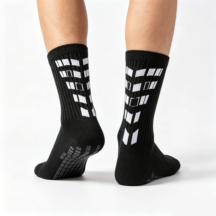 3/6/9pairs men women non slip grip cycling hiking non slip grip socks towel bottom breathable shockproof athletic exercise view 3