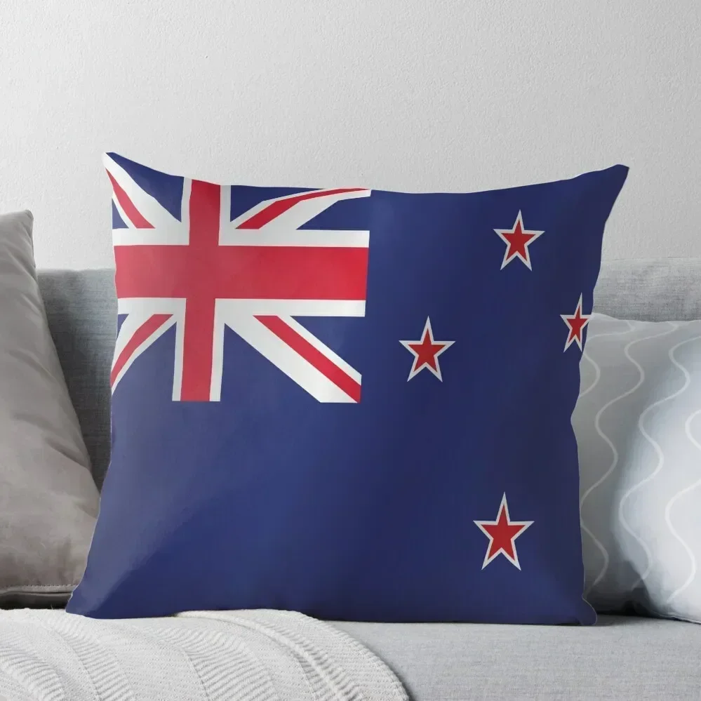 

New Zealand flag Throw Pillow anime girl Sitting Cushion Rectangular Cushion Cover pillow