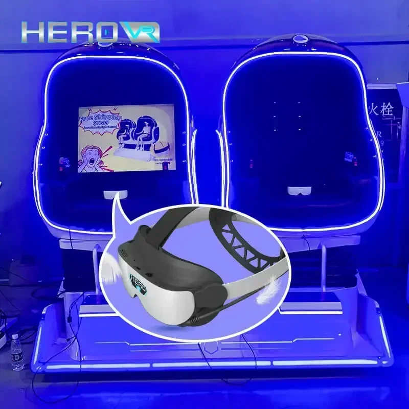 2026 HEROVR Mini Virtual Reality Metaverse 4K 3D Video Glasses Hd Player Mobile Glasses 4K VR Headset