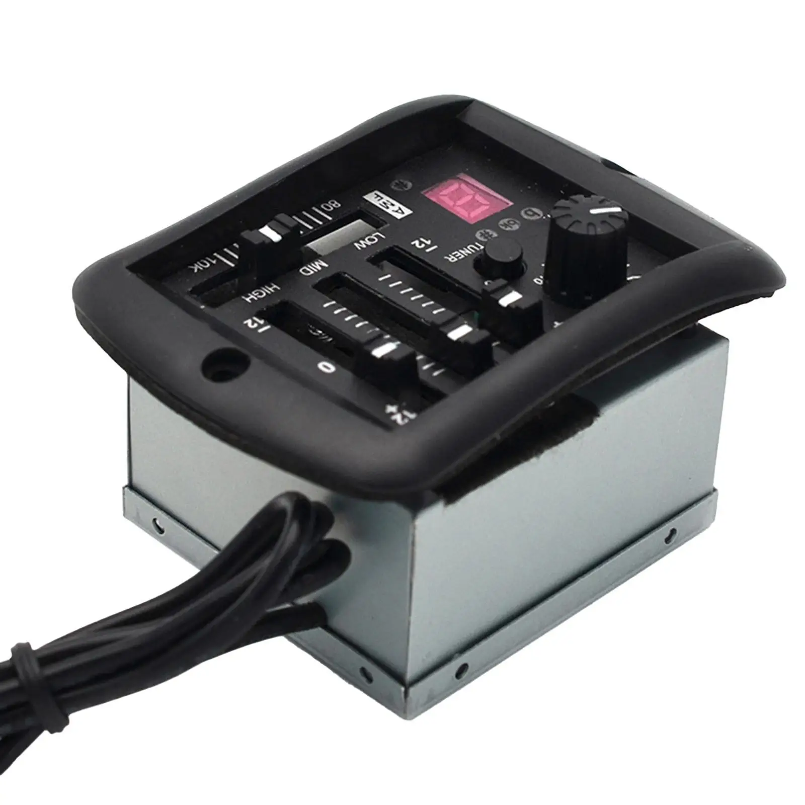 

Universel Guitar EQ Equalizer Pickup with Control Knob and Low Battery Indicator for Amplified Acoustic Performance and Practice