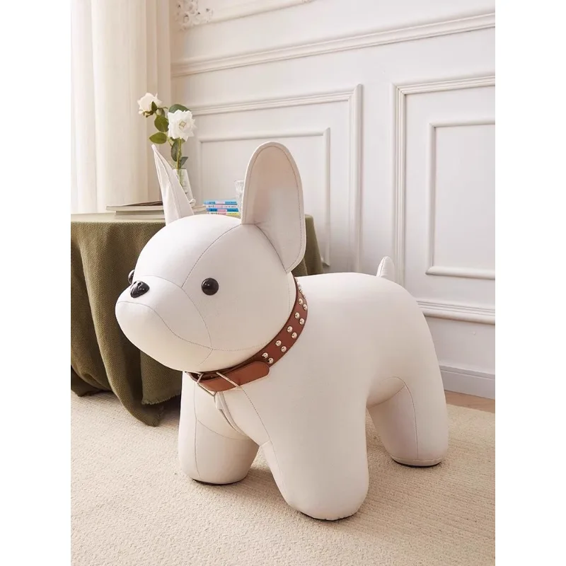 

Dou animal stool dog creative children's shoe changing stool living room ornament housewarming gift