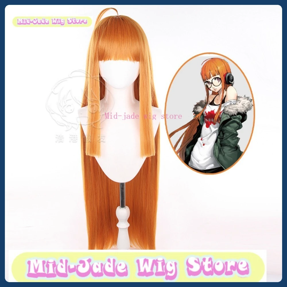 منتصف اليشم شعر مستعار مخزن 5 فوتابا ساكورا شعر مستعار تأثيري هالوين شخصية استعادة زي الدعائم أداء الحفلات #1