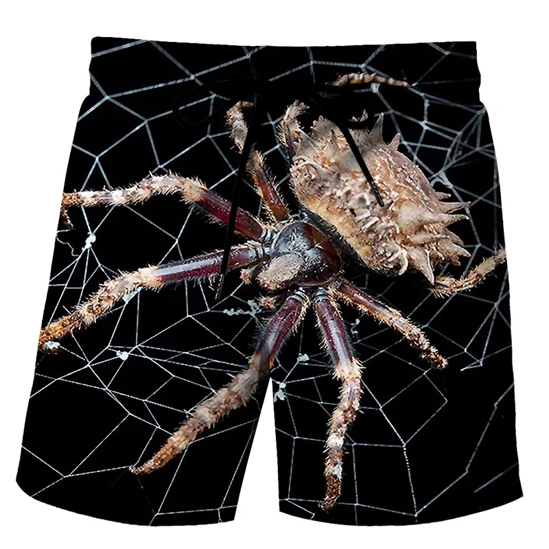 Animel Spider Monkey 3D Printed Beach Shorts Men Kids Casuasl Streetwear Quick-dry Breathable Cool Gym Ice Shorts Homme Swimsuit