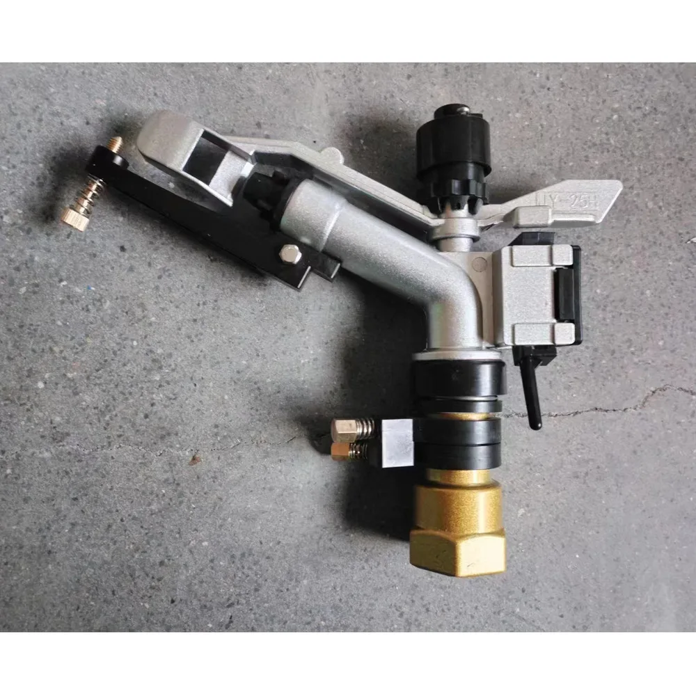 1.5 2 Inch Female Thread Rocker Impact Sprinkler Gun Long Spray Range Large Coverage Farm Garden Lawn Irrigation Nozzle