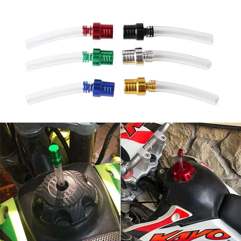 Off-road motorcycle ATV ATV accessories fuel tank cover CNC aluminum alloy oil pipe cover breathable cap breather cap