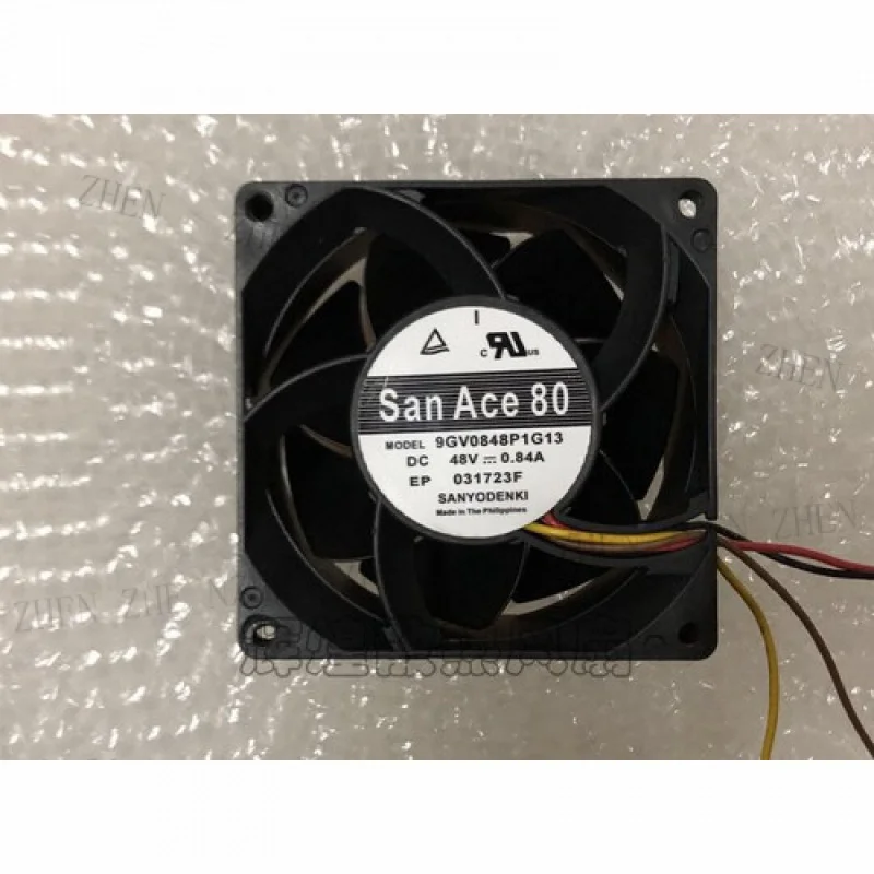 Y 1pcs FOR Sanyo 9GV0848P1G13 8038 48V 0.84A 4-wire PWM Cooling Fan