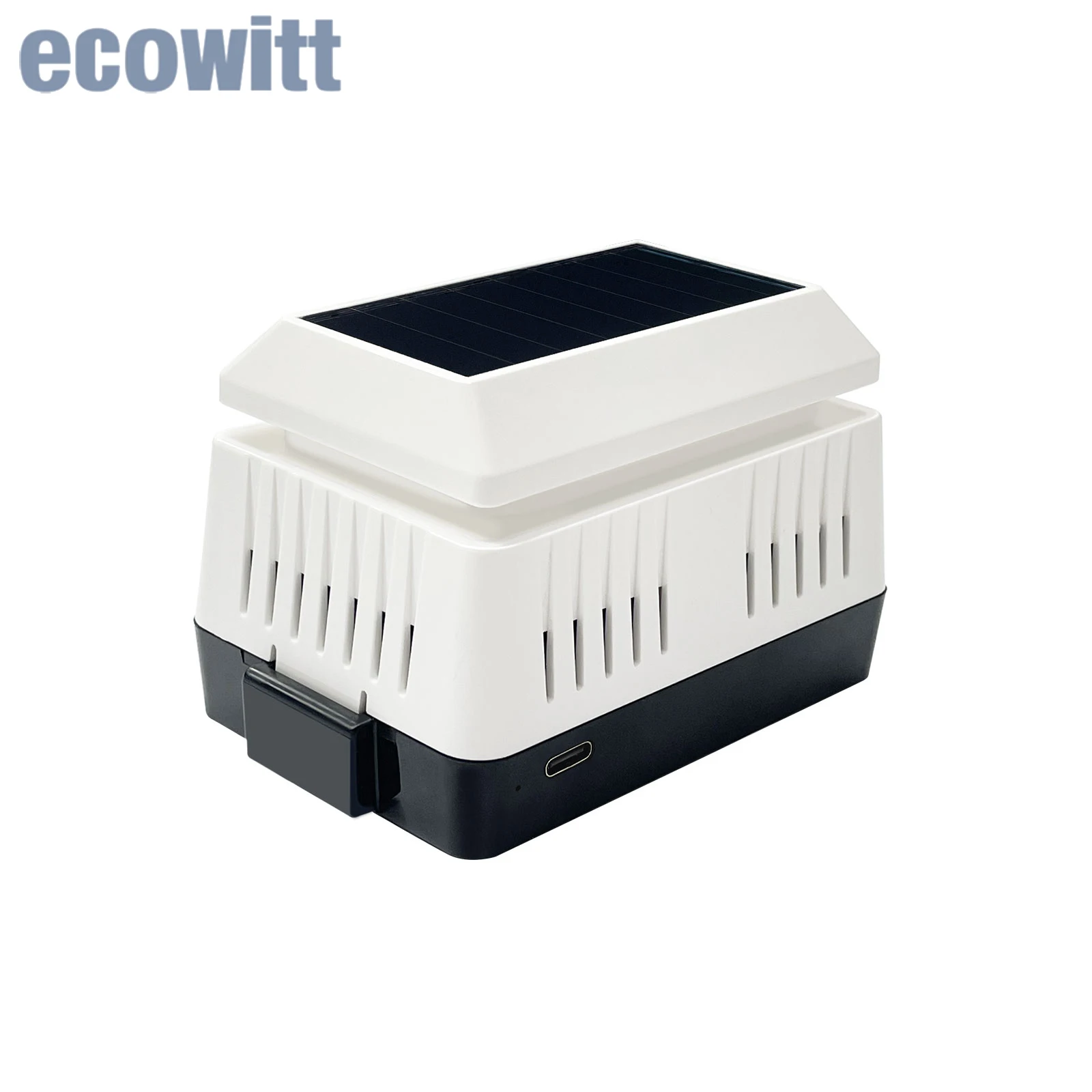 Ecowitt WH41 PM2.5 Air Quality Sensor Monitor AQI Detector Solar/Battery Powered - Accessory Only, Can't Be Used Alone
