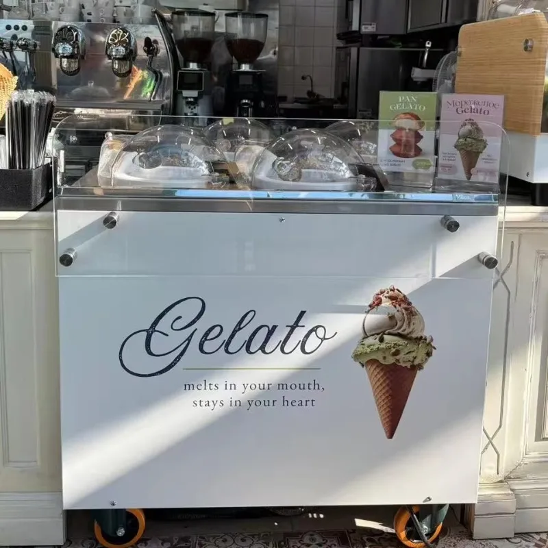 Miles Automatic 4 Flavors Ice Cream Machine 7 Liter Pot  Galaxy Gelato Machine Commercial Use Hangzhou Gelato Tech Direct Sale