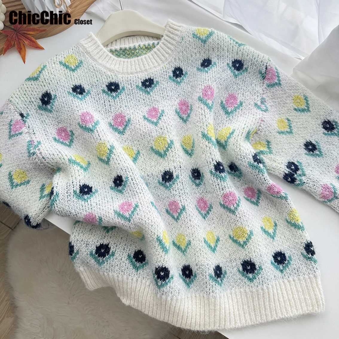 

Новые пуловеры, свитер, вязаная свободная куртка для женщин, одежда, рождественская повседневная одежда Y2k, элегантная женская одежда, модные топы