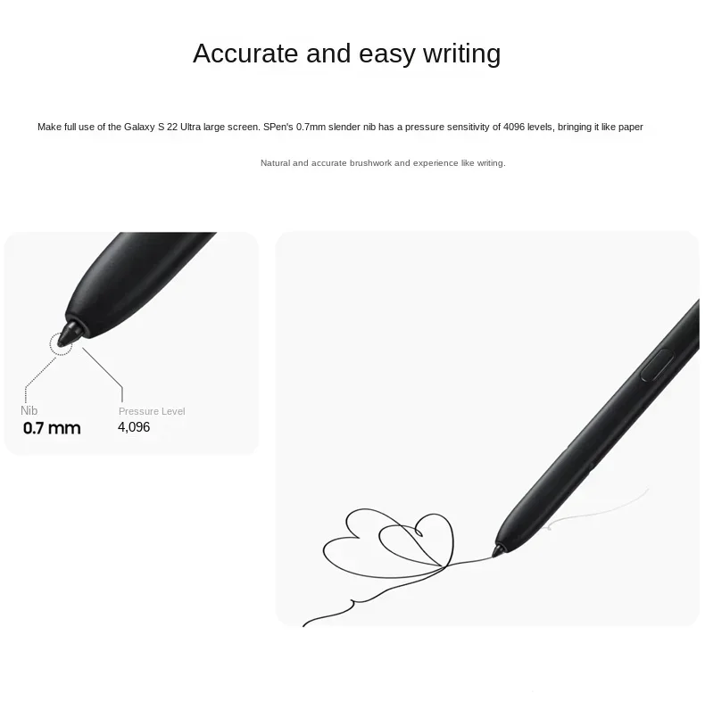 for Samsung S22 Ultra  original handwriting S pen S22U touch A stylus S908 intelligent Bluetooth Support for hover control S pen