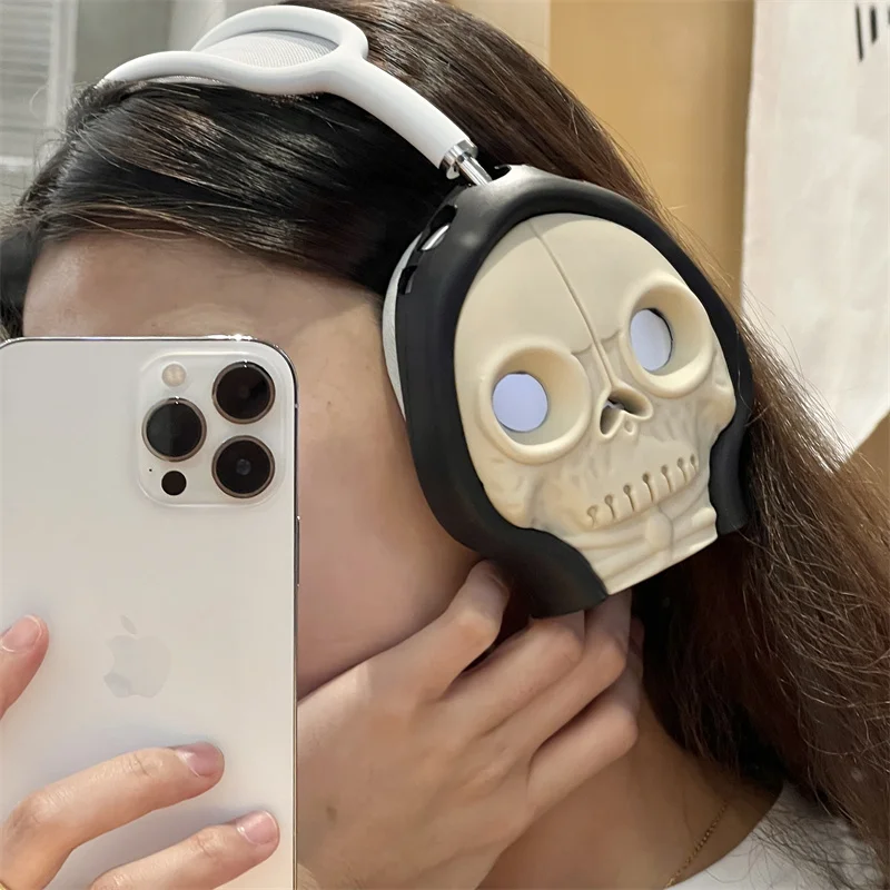 Fashion Cool Cover for Airpods Max Case Silicone Skeleton Funda Box for Apple Airpods Max Headphone Cover Headset Protection