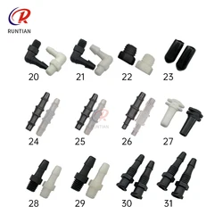 20pcs ink hose adapter metal ink pipe Joints  starfire printhead  connector Ink tube connector for inkjet printer