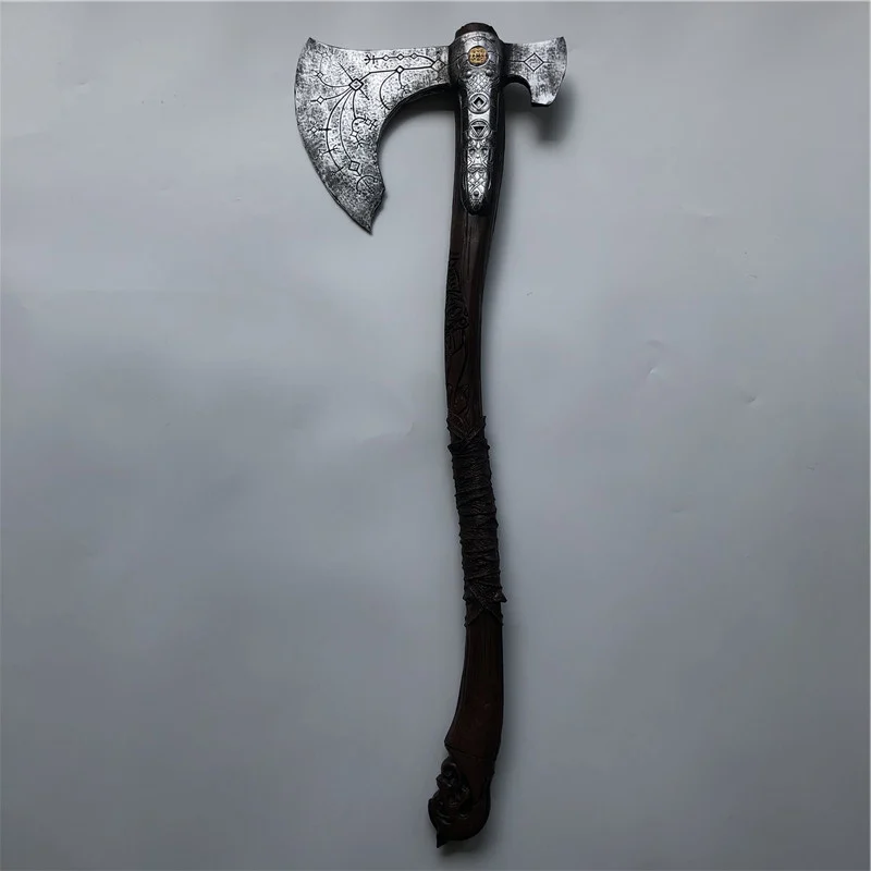 93cm God of War 4 Cosplay Kratos Axe Leviathan Axe Prop Weapon Role Playing Game Movie Cos Ghost Axe PU Weapon Model Toy Prop