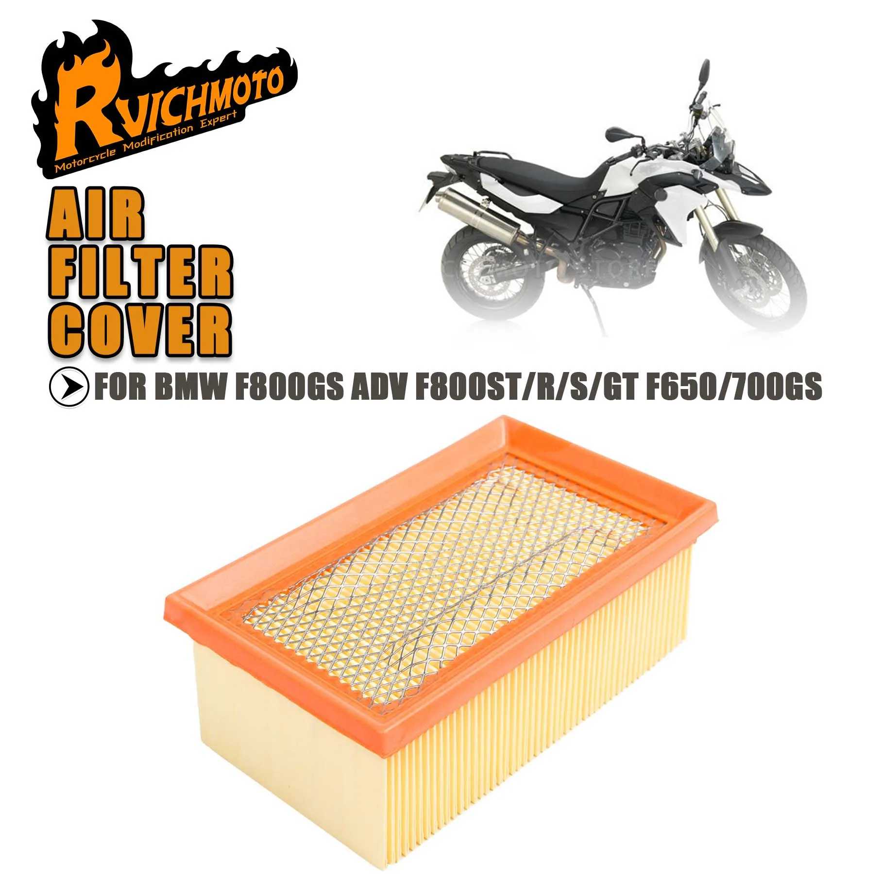 Motorcycle Air Filter For BMW F800GS Adventure ADV F800 ST R GT S F700 F650 GS SE Engine Intake Purification Cleaner Element