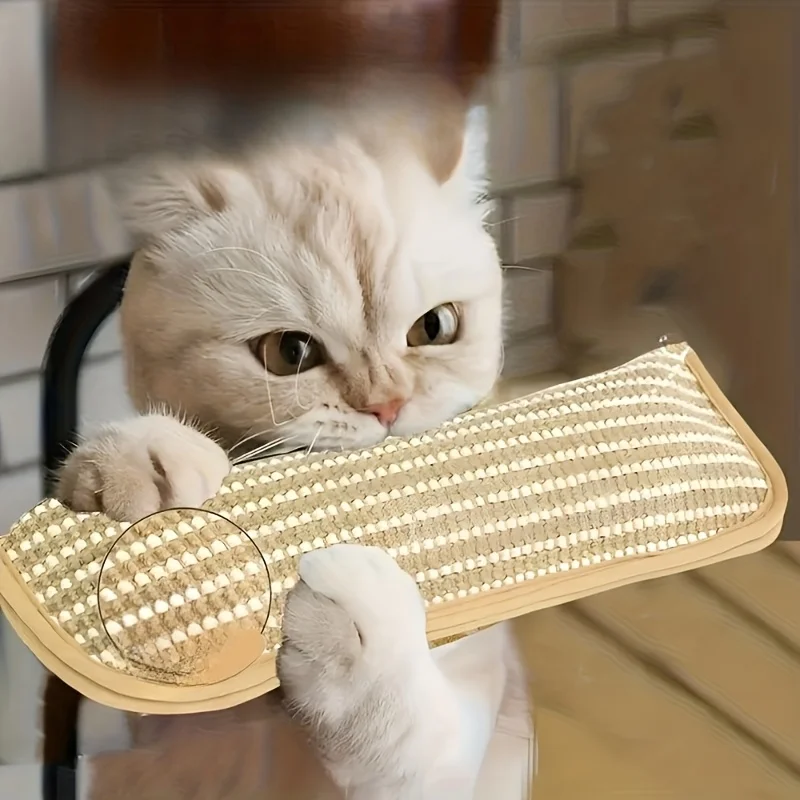 Multifunctional Cat Scratcher Board Wear Resistant No Dust Teething Toy Furniture Protector Kitten Training Gift for Cat Lovers view 6