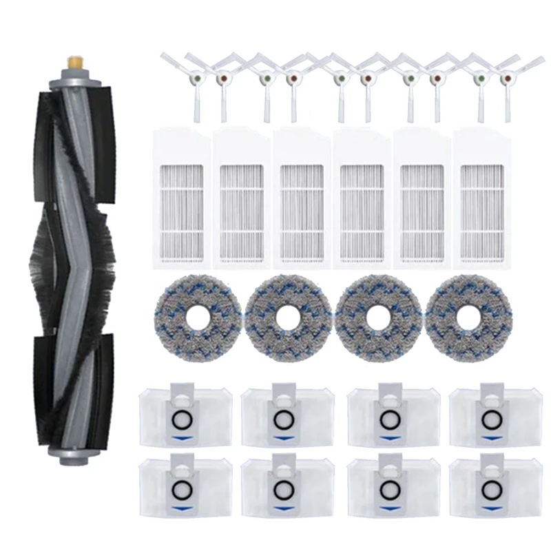 Ecovacs deebotのスペアパーツとアクセサリー、ロボット消耗品部品、スーツ交換、x1 omniおよびt10 omni