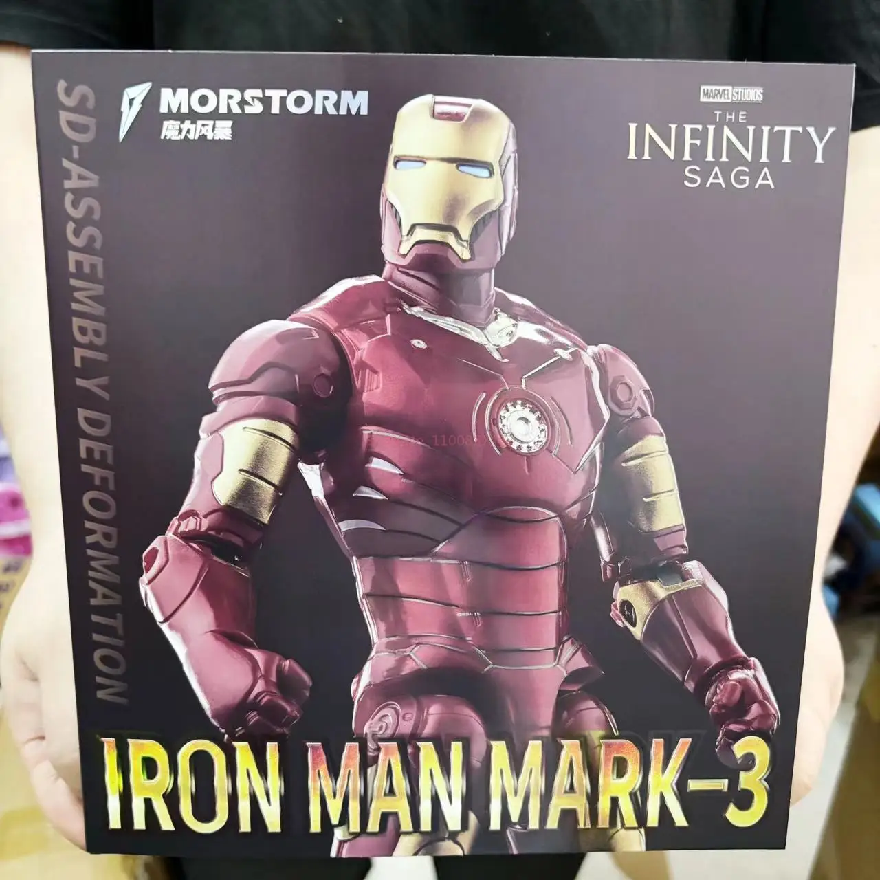 Figura de Los Vengadores móvil conjunta de 17cm, modelo de Iron Man, juguete transformable, muñeco de acción, estatuilla de juguete, juguete para niños, regalo ornamental