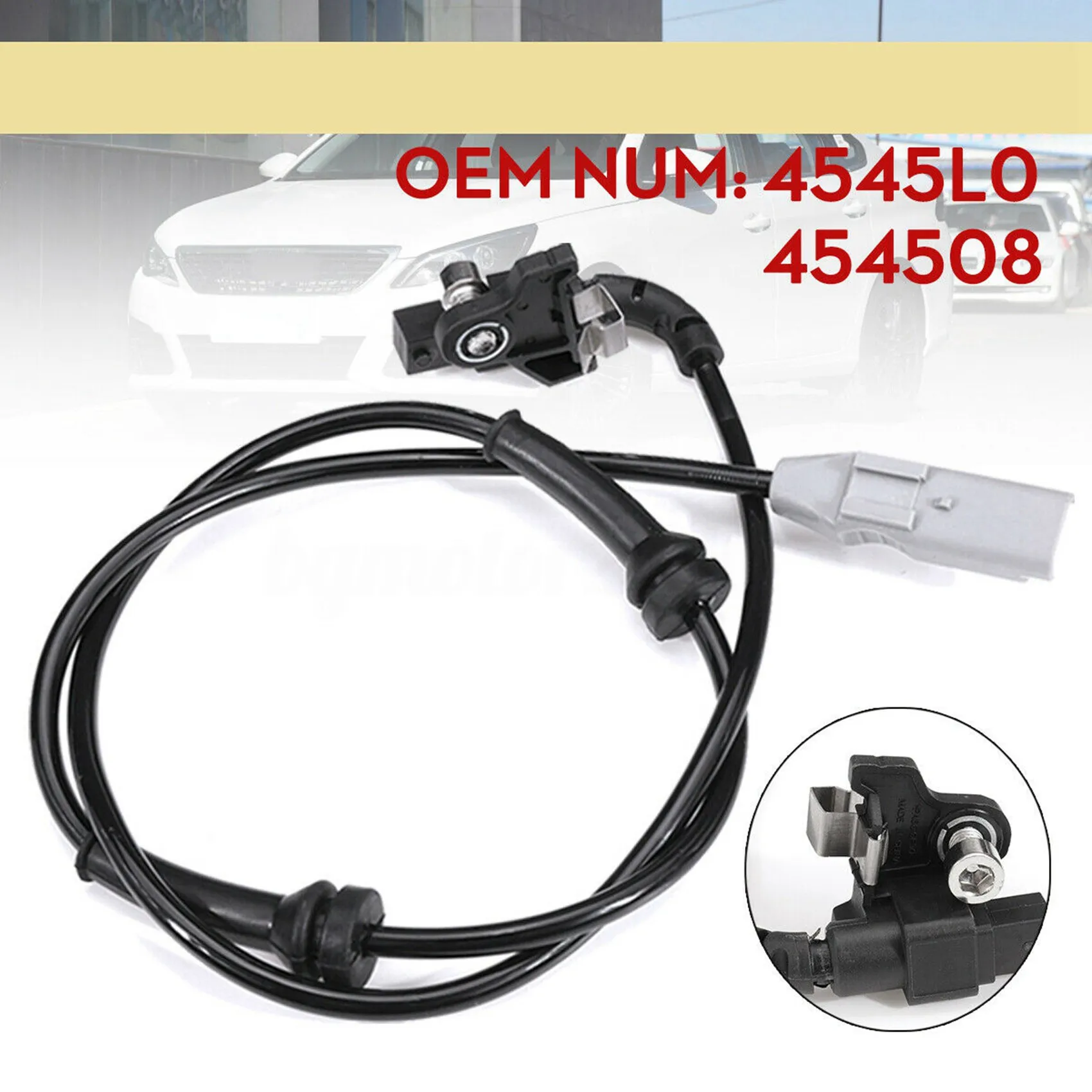 Firmly 3X Speed Sensor Rear Wheel ABS 4545L0 For 308 408 C4 DS4 2008-2017 2